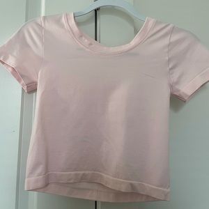Light pink basic tee